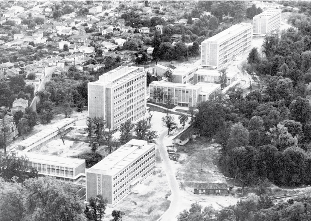 Campus sur Talence, dédié au domaine scientifique en 1961 ® Jean Biaugeaud - Arcueil