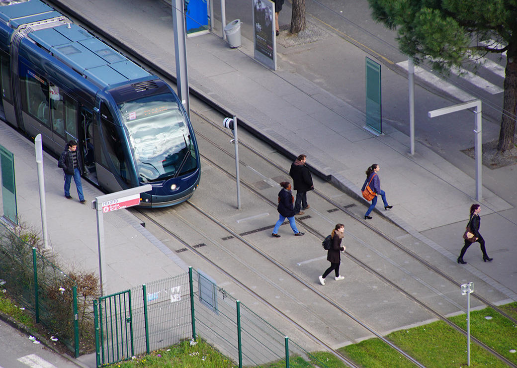 tramway Peixotto  © université de Bordeaux