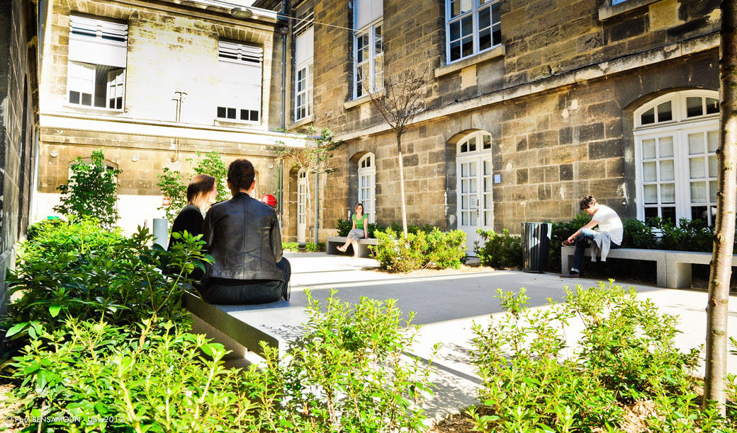 La cour Leyteire, un lieu de vie©Bensamoun-universite de Bordeaux